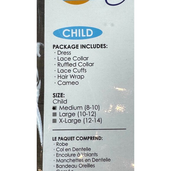 California Costume Susan B Anthony Harriet Tubman Dress Child Medium 8-10 NEW! - Picture 3 of 6